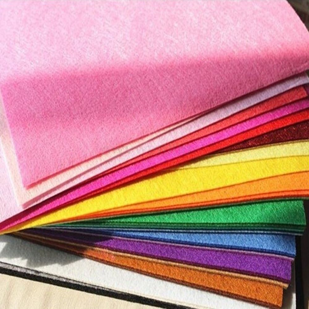 Mixed Pieces 100% Acrylic Material Craft Felt Fabric Squares & Offcuts