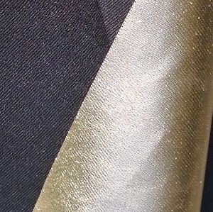 Metallic Gold coated denim stretch Tissu 140 cm largeur x 100 cm Longueur