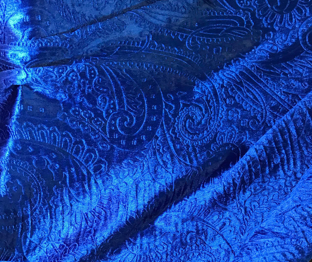 Royal blue outdoor Fabric