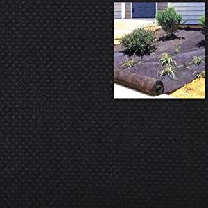 20 YEAR WEED BARRIER LANDSCAP 2.9ounce Weed Barrier Block Fabric 3ft x 100ft 