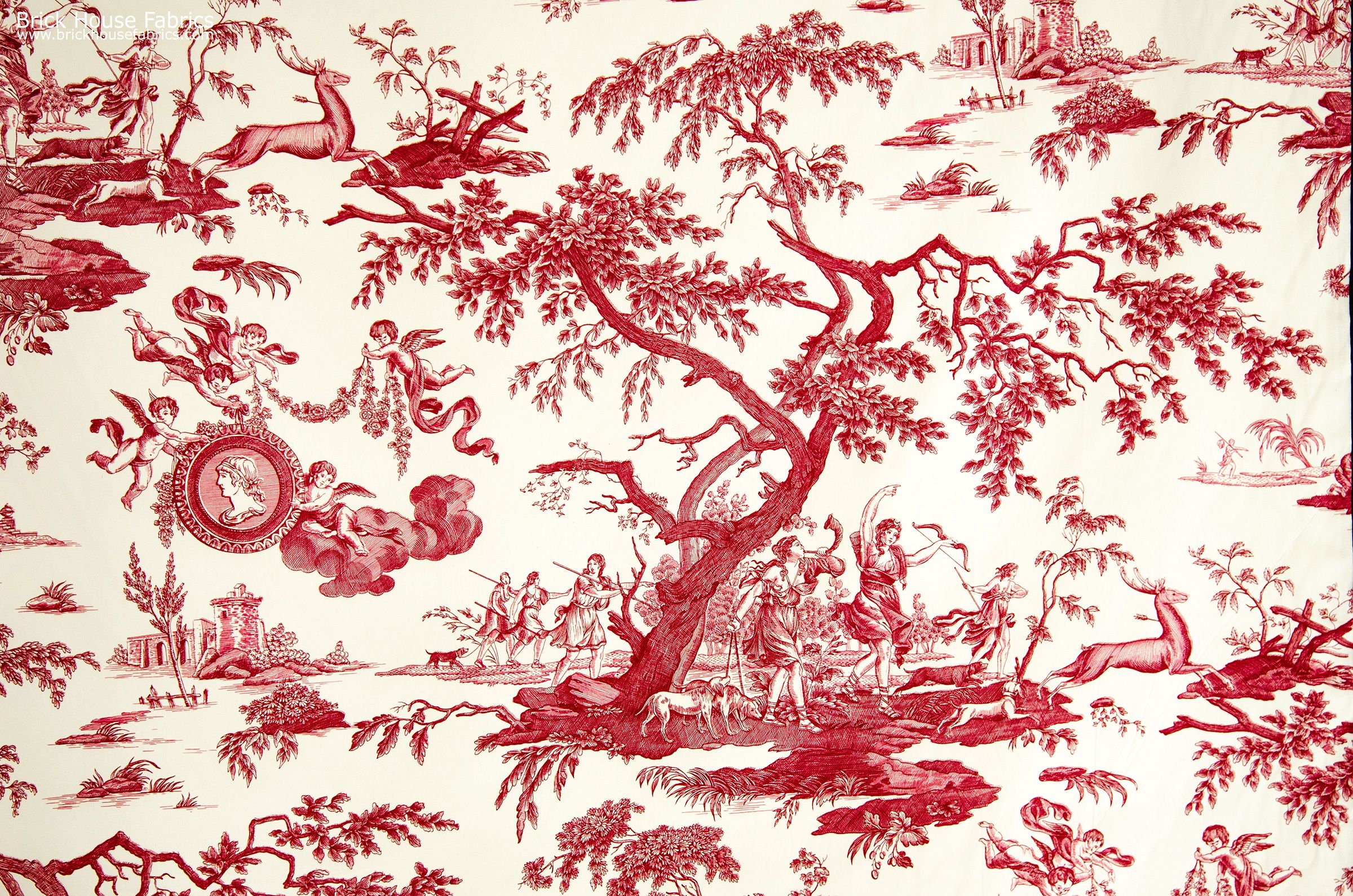 Red toile. 