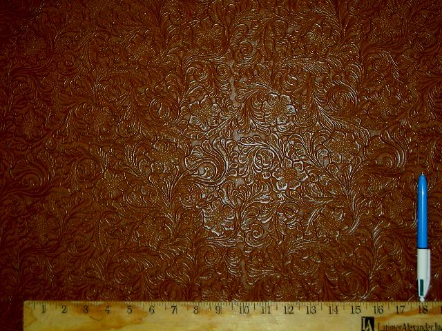 Faux Tooled Leather Fabric, Faux Tooled Leather Fabric By The Yard