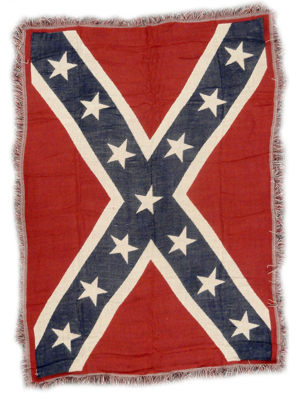 Confederate Rebel Battle Flag Woven Blanket (4 x 6 FT). bewild.com. helpful...