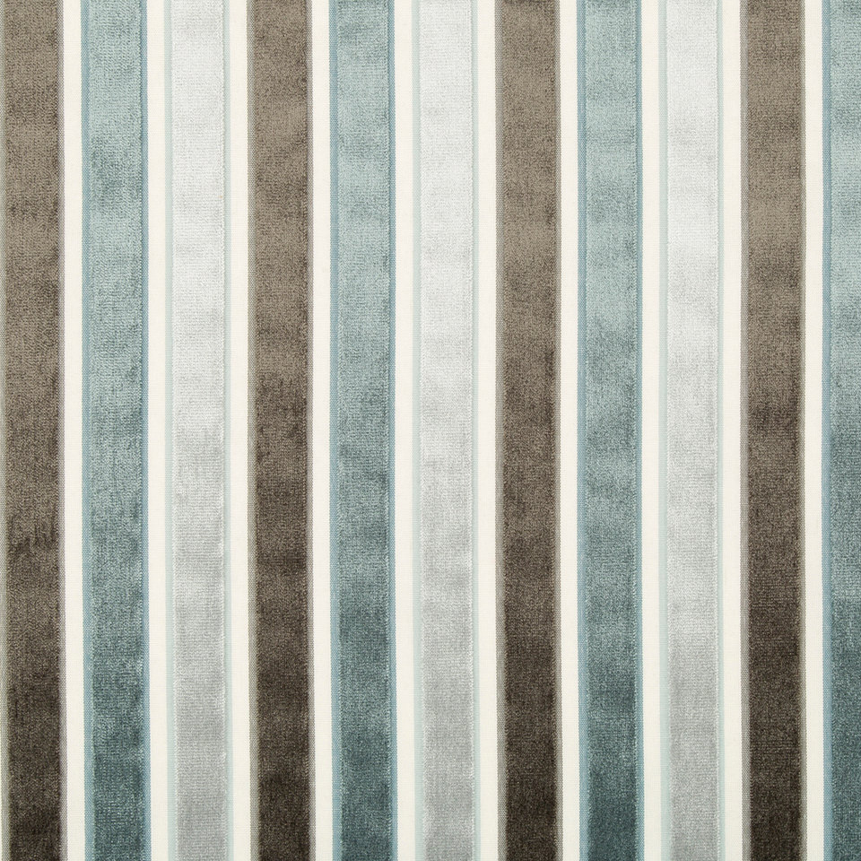 Grey Velvet Stripe Upholstery Fabric Blue Grey by. 