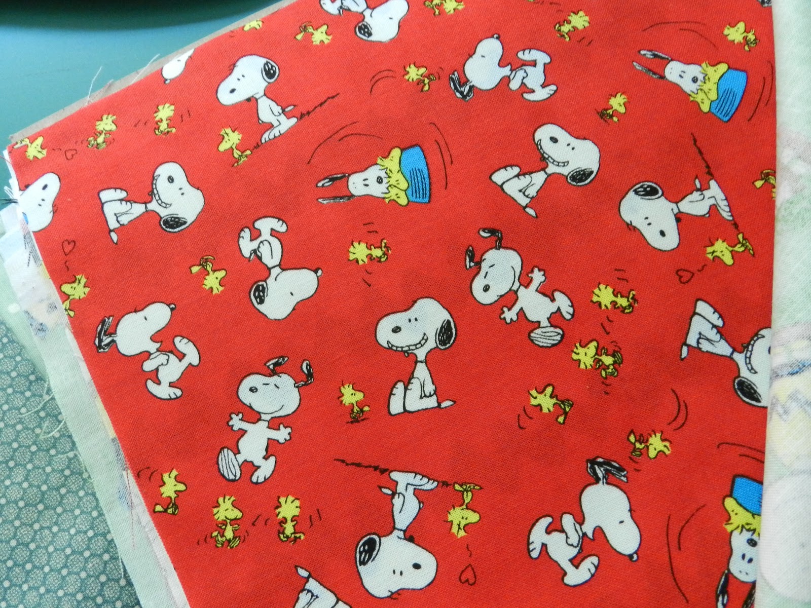 Peanuts Linus Snoopy Woodstock “Happiness Is A Thumb and a Blanket” Quilt