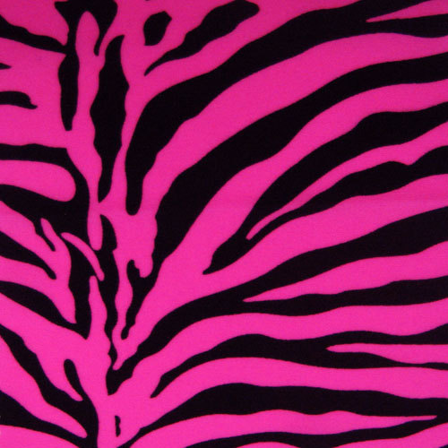 Pink zebra print. 
